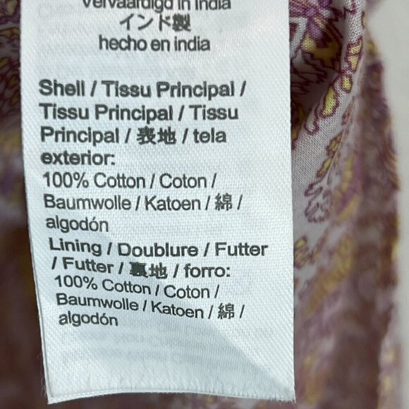 J Crew Shirt Dress Midi Beachy Paisley Cottagecore Cotton 8 - Picture 11 of 14